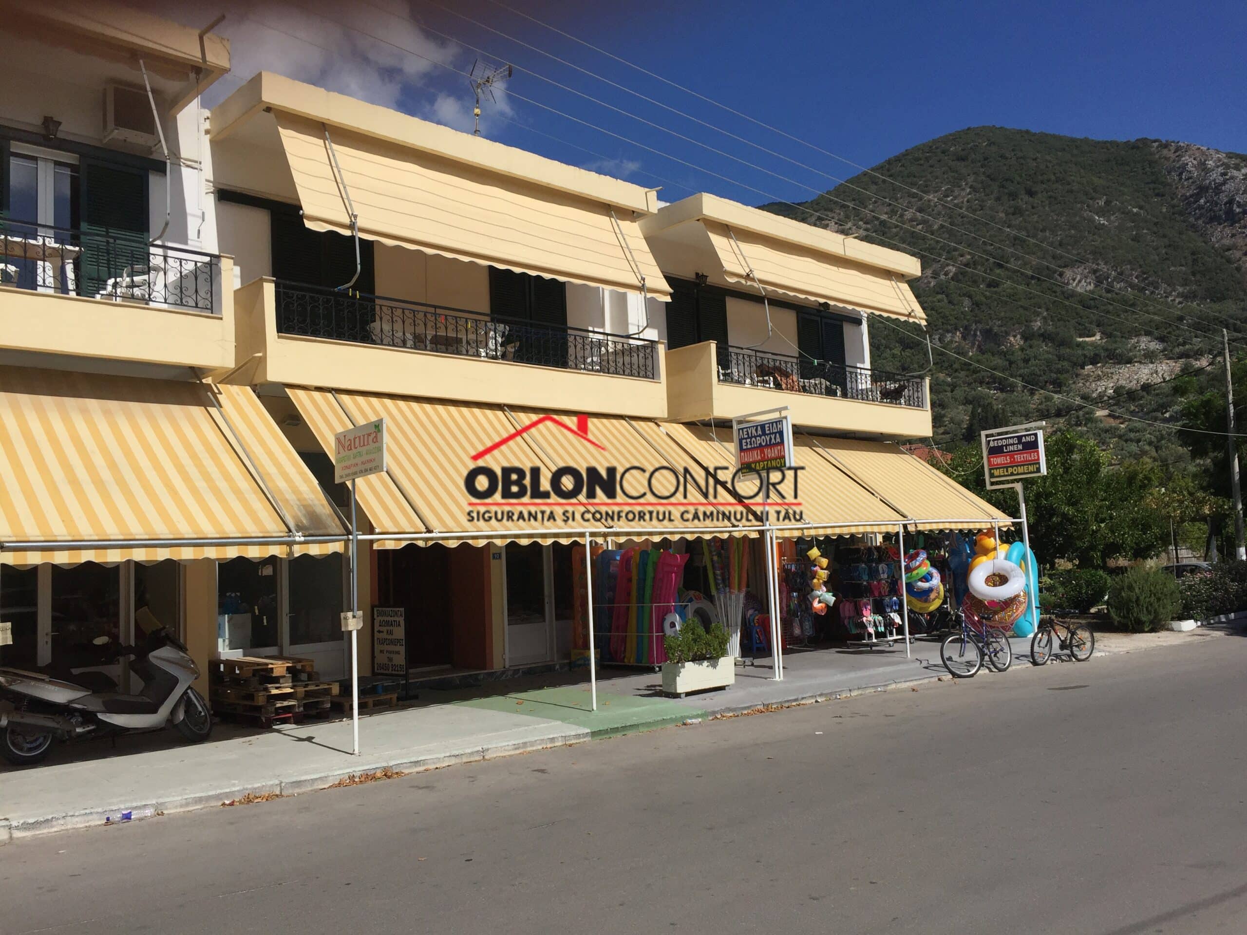 copertine retractabile magazin alimentar