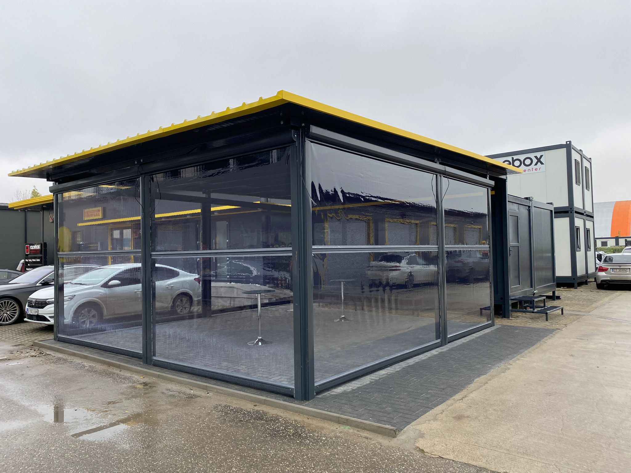 inchidere terasa cu folie