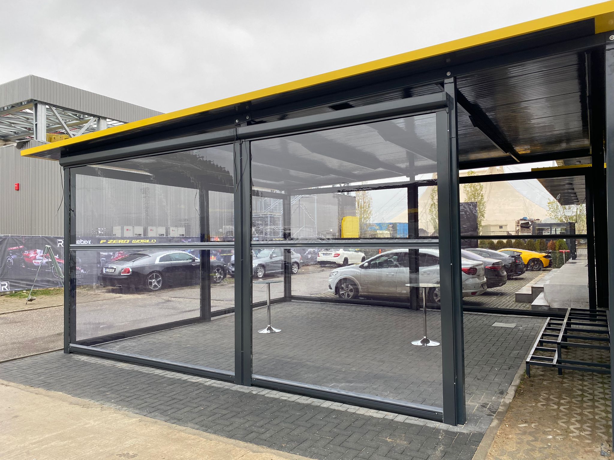 inchidere terasa cu folie