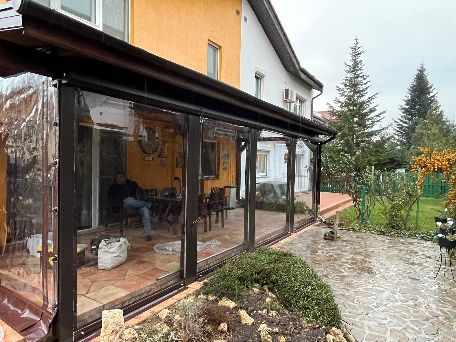 inchidere terase cu folie